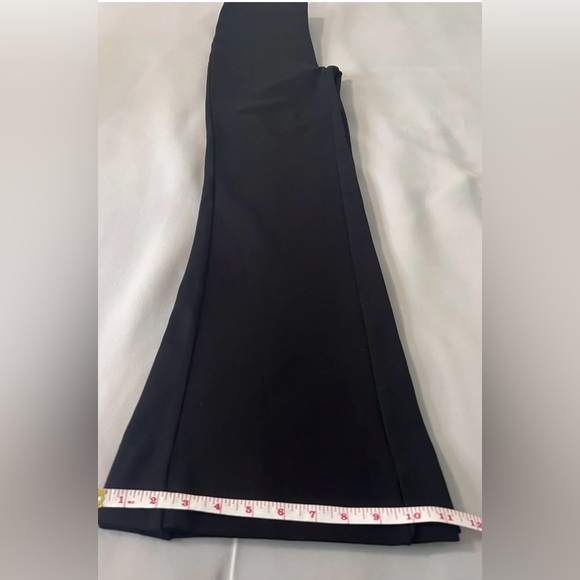 Piper Women's Black Bell Bottoms Stretchy High Waist Flare Leg Work Pants Sz S - Picture 5 of 12